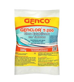 CLORO EM PASTILHA GENCLOR T-200