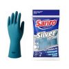 LUVA DE LATEX SANRO SILVER SENSE AZUL