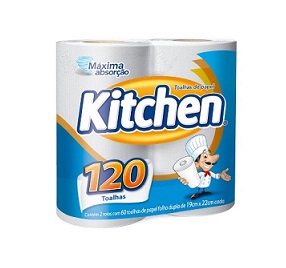 PAPEL TOALHA COZINHA KITCHEN 2x60FL